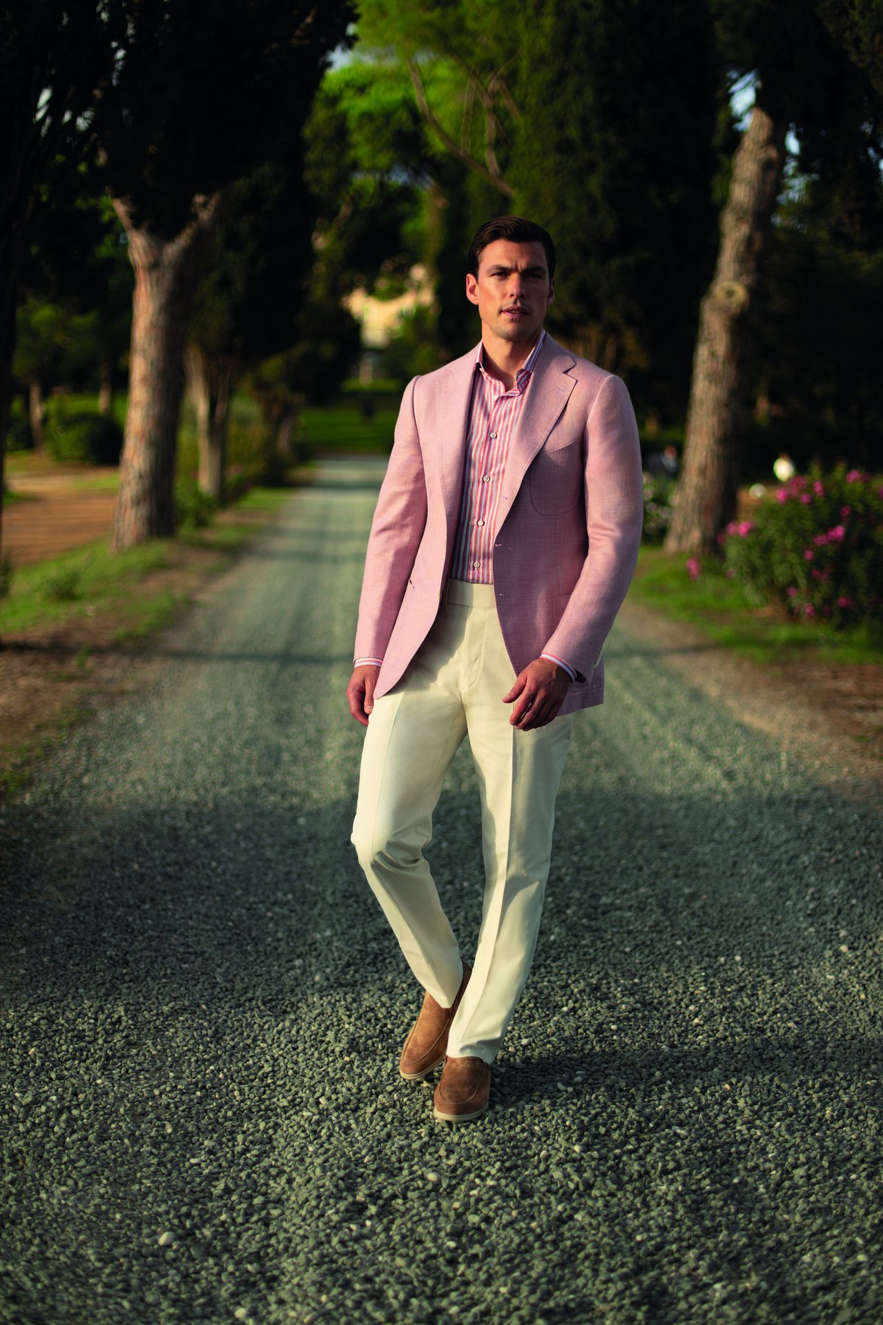 Luxury travel wardrobe image